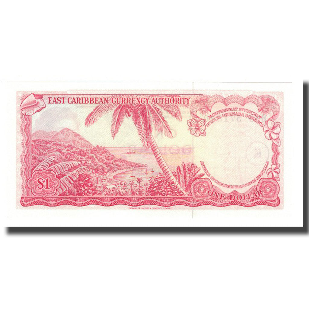 Banknote, East Caribbean States, 1 Dollar, Undated (1965), KM:13k, UNC(65-70)