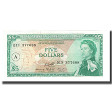 Banconote, Stati dei Caraibi Orientali, 5 Dollars, Undated (1965), KM:14i, FDS