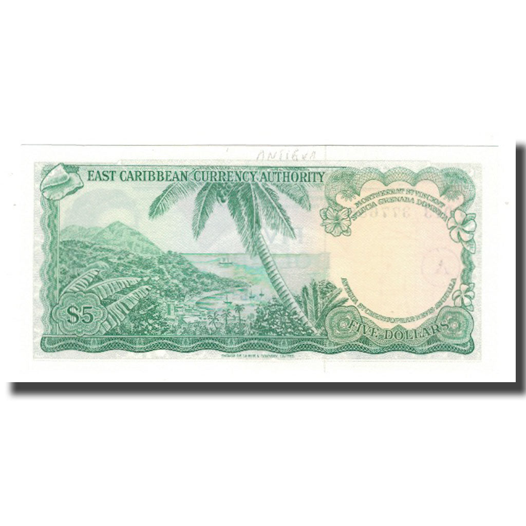 Banconote, Stati dei Caraibi Orientali, 5 Dollars, Undated (1965), KM:14i, FDS