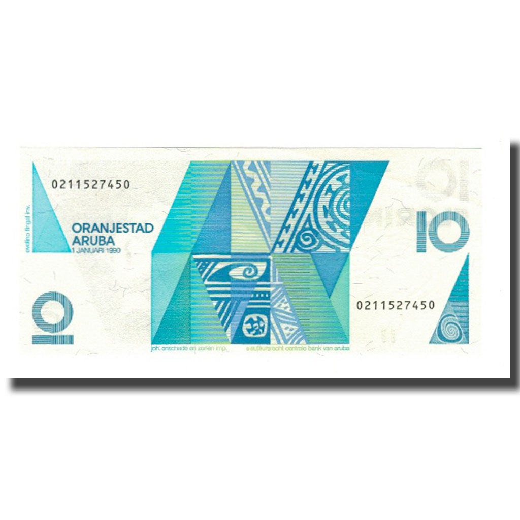 Banknote, Aruba, 10 Florin, 1990, 1990-01-01, KM:7, UNC(65-70)