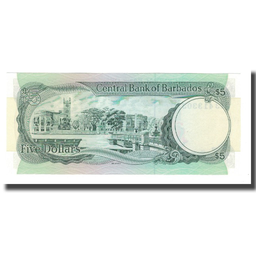 Billet, Barbados, 5 Dollars, Undated (1999), KM:55, NEUF