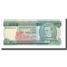 Billet, Barbados, 5 Dollars, Undated (1973), KM:31a, NEUF