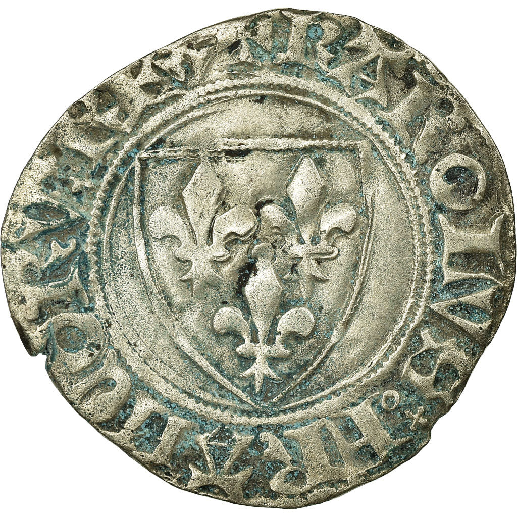 Münze, Frankreich, Blanc Guénar, Châlons-Sur-Marne, SS, Silber, Duplessy:406