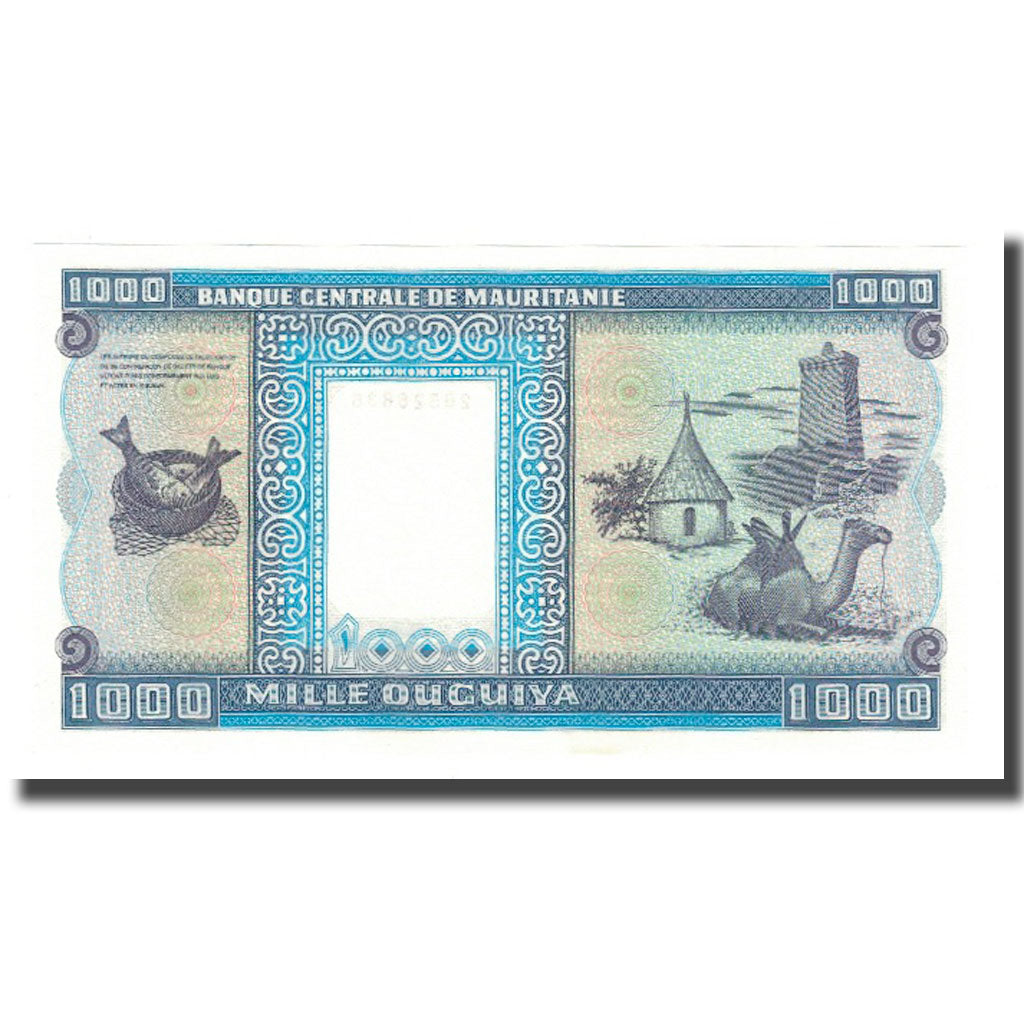 Billet, Mauritanie, 1000 Ouguiya, 1985, 1985-11-28, KM:7b, NEUF
