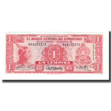 Banknote, Honduras, 1 Lempira, 1961-1965, 1965-07-30, KM:54Ab, UNC(65-70)