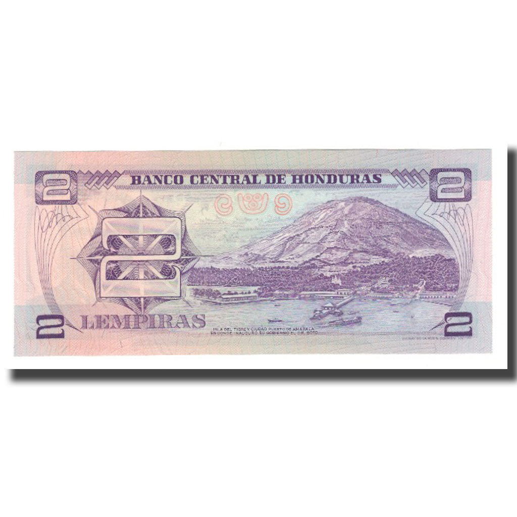 Geldschein, Honduras, 2 Lempiras, 1976, 1976-09-23, KM:61, UNZ