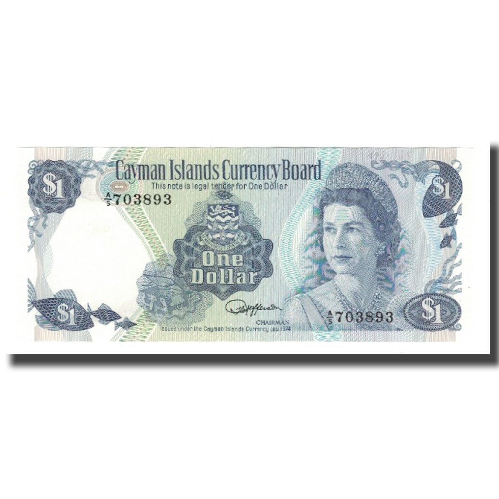 Banknote, Cayman Islands, 1 Dollar, L.1974, KM:5d, UNC(65-70)