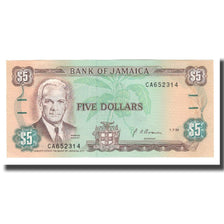 Banknote, Jamaica, 5 Dollars, 1985-92, 1991-07-01, KM:70d, UNC(65-70)