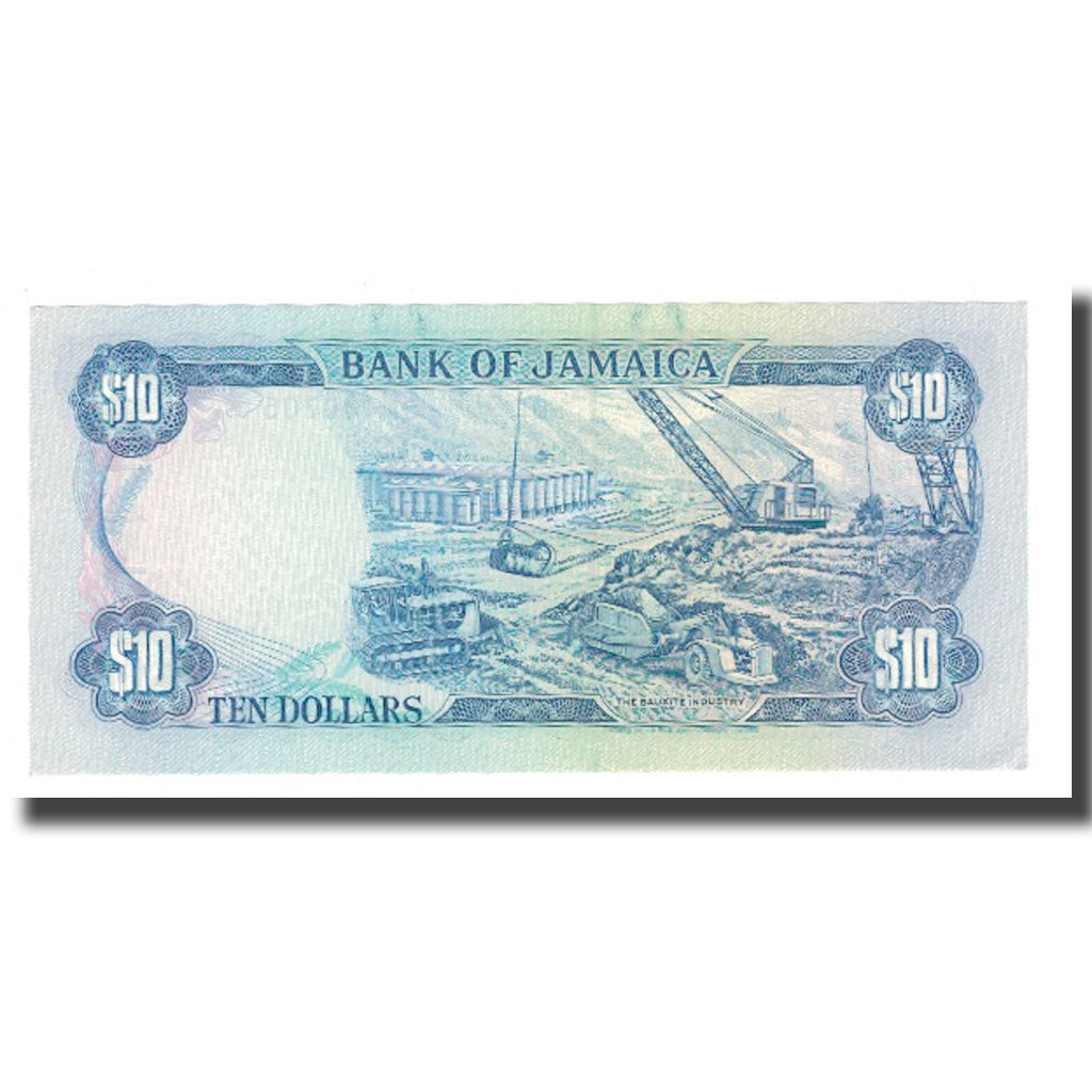 Banknote, Jamaica, 10 Dollars, 1985-1994, 1991-05-01, KM:71d, UNC(65-70)