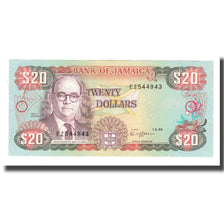 Banknote, Jamaica, 20 Dollars, 1985-1999, 1989-09-01, KM:72c, UNC(65-70)