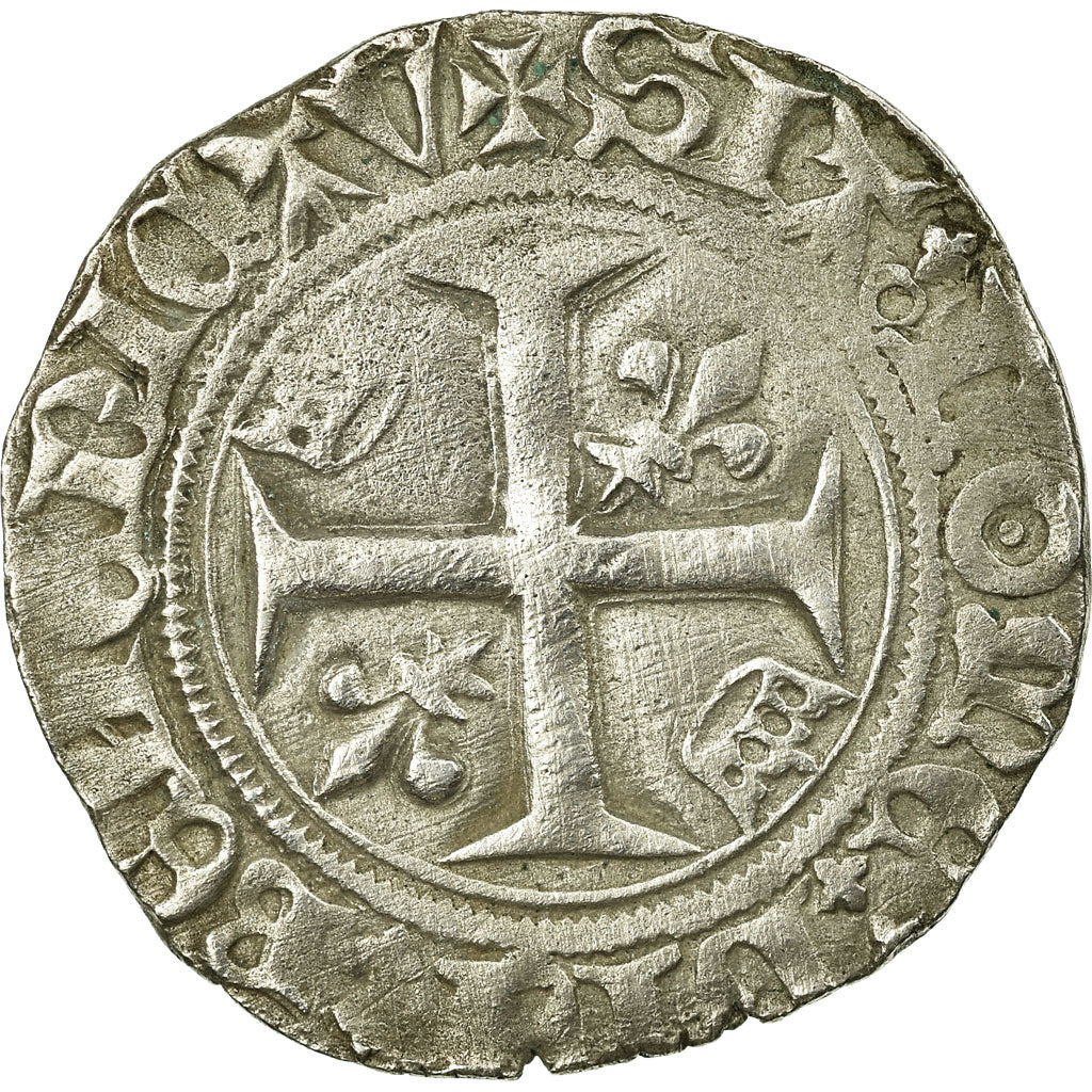 Coin, France, Blanc Guénar, Châlons-Sur-Marne, VF(30-35), Silver, Duplessy:406
