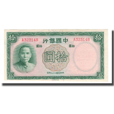 Banconote, Cina, 10 Yüan, 1937, KM:81, SPL