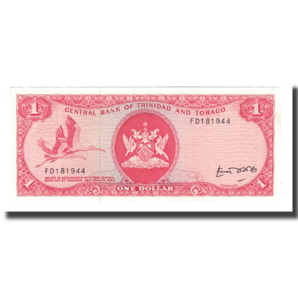 Billet, Trinidad and Tobago, 1 Dollar, L. 1964 (1977), KM:30a, NEUF