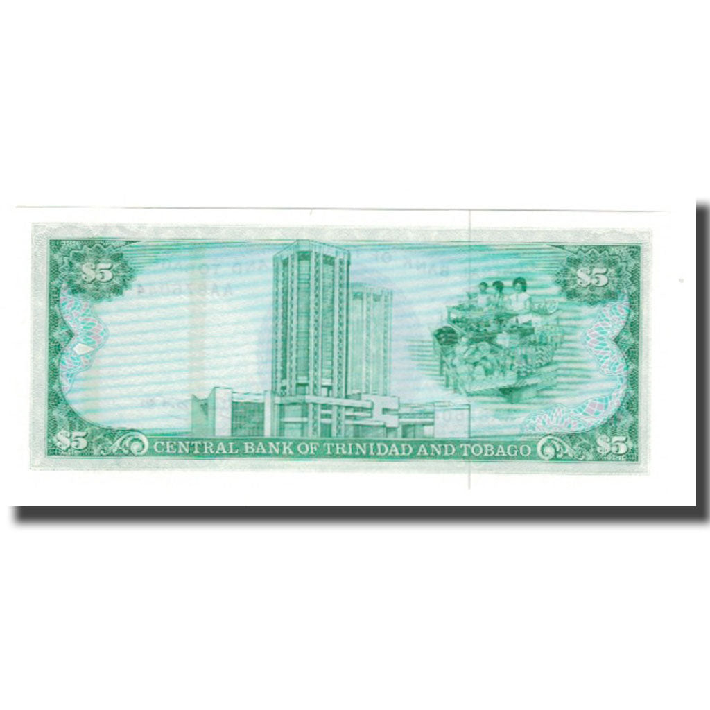 Banknote, Trinidad and Tobago, 5 Dollars, Undated (1985), KM:37a, UNC(65-70)