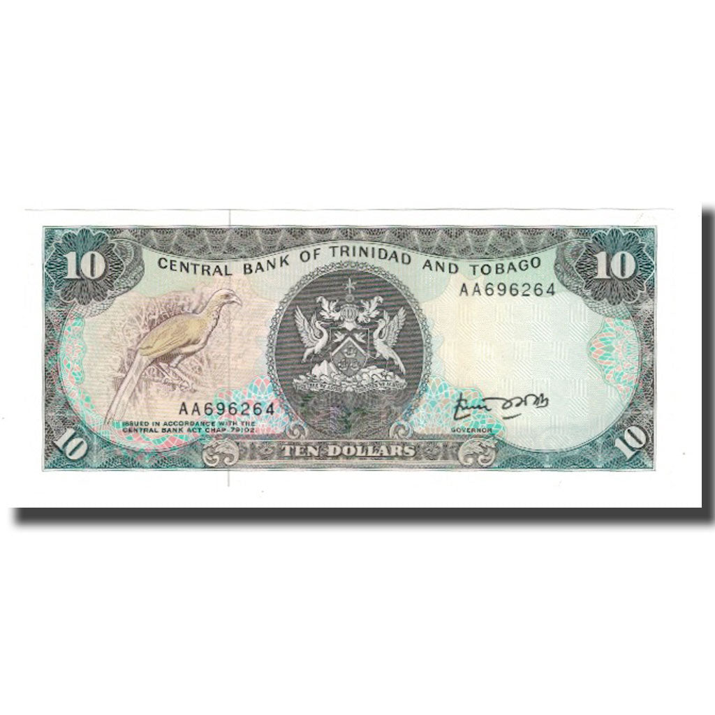Geldschein, Trinidad and Tobago, 10 Dollars, Undated (1985), KM:38a, UNZ