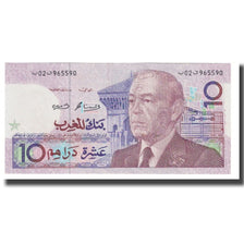 Banknote, Morocco, 10 Dirhams, 1987, KM:63b, AU(55-58)