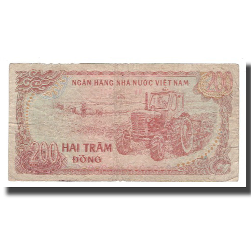 Banknot, Wietnam, 200 D<ox>ng, 1987, Undated, KM:100a, F(12-15)