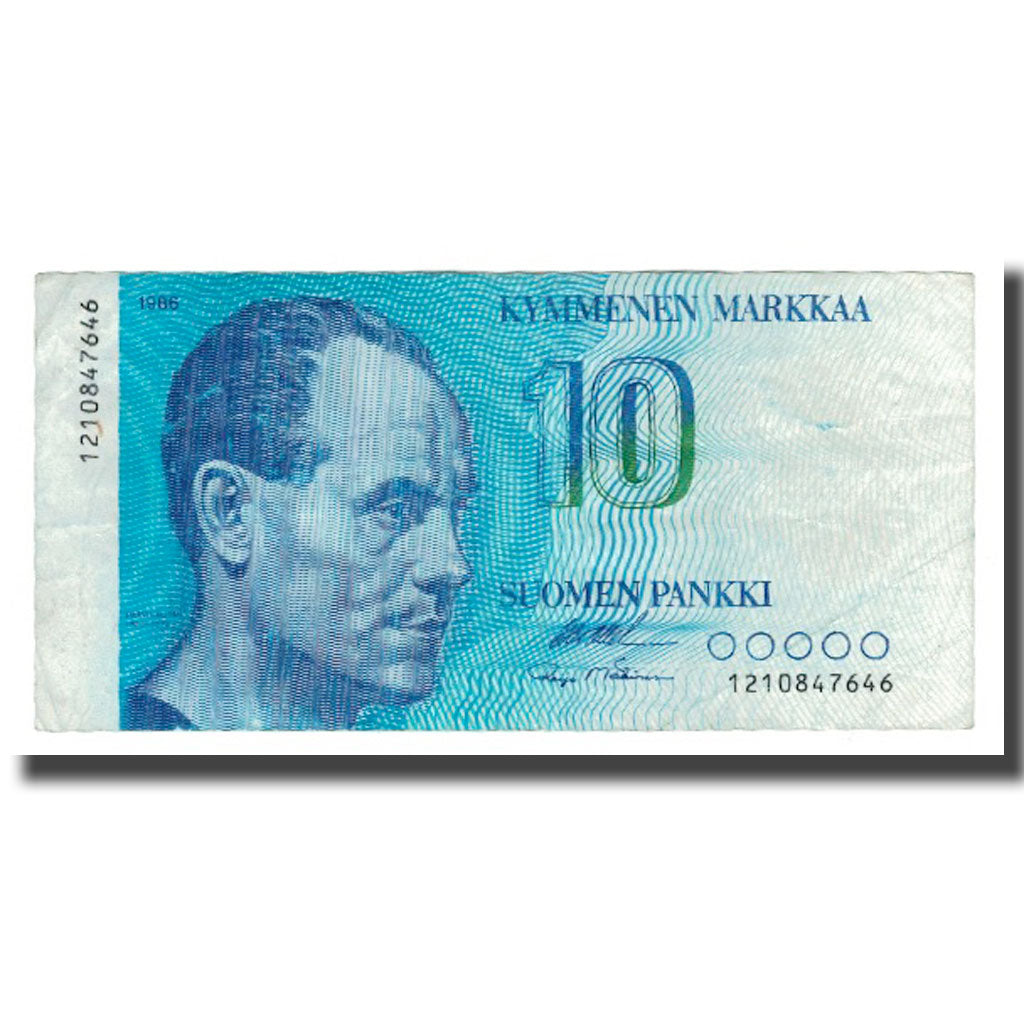 Banknote, Finland, 10 Markkaa, 1986, KM:113a, EF(40-45)