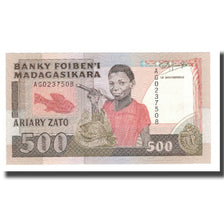 Banknote, Madagascar, 500 Francs = 100 Ariary, Undated (1988-93), KM:71a