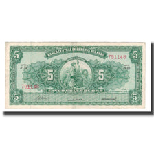 Banknote, Peru, 5 Soles De Oro, 1968, 1968-02-23, KM:83a, EF(40-45)