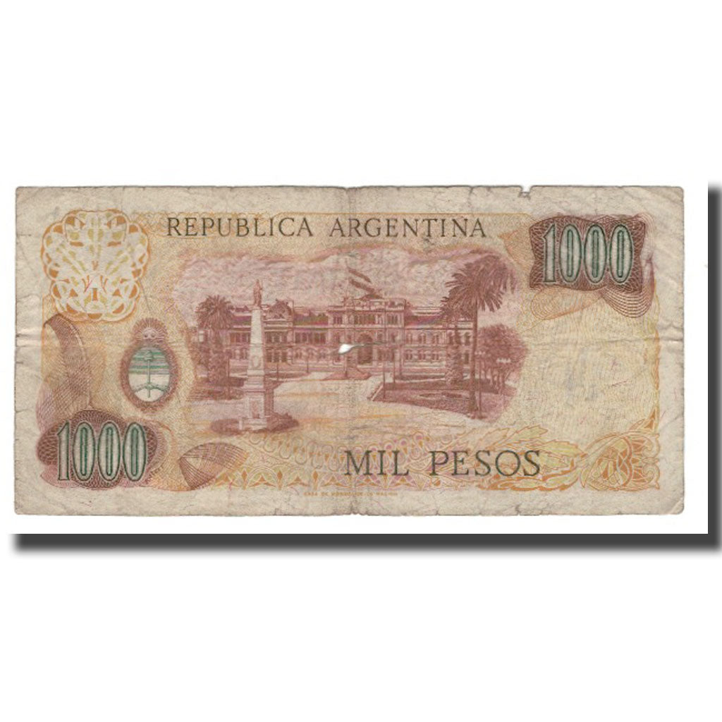 Banknote, Argentina, 1000 Pesos, Undated (1976-83), KM:304a, VG(8-10)