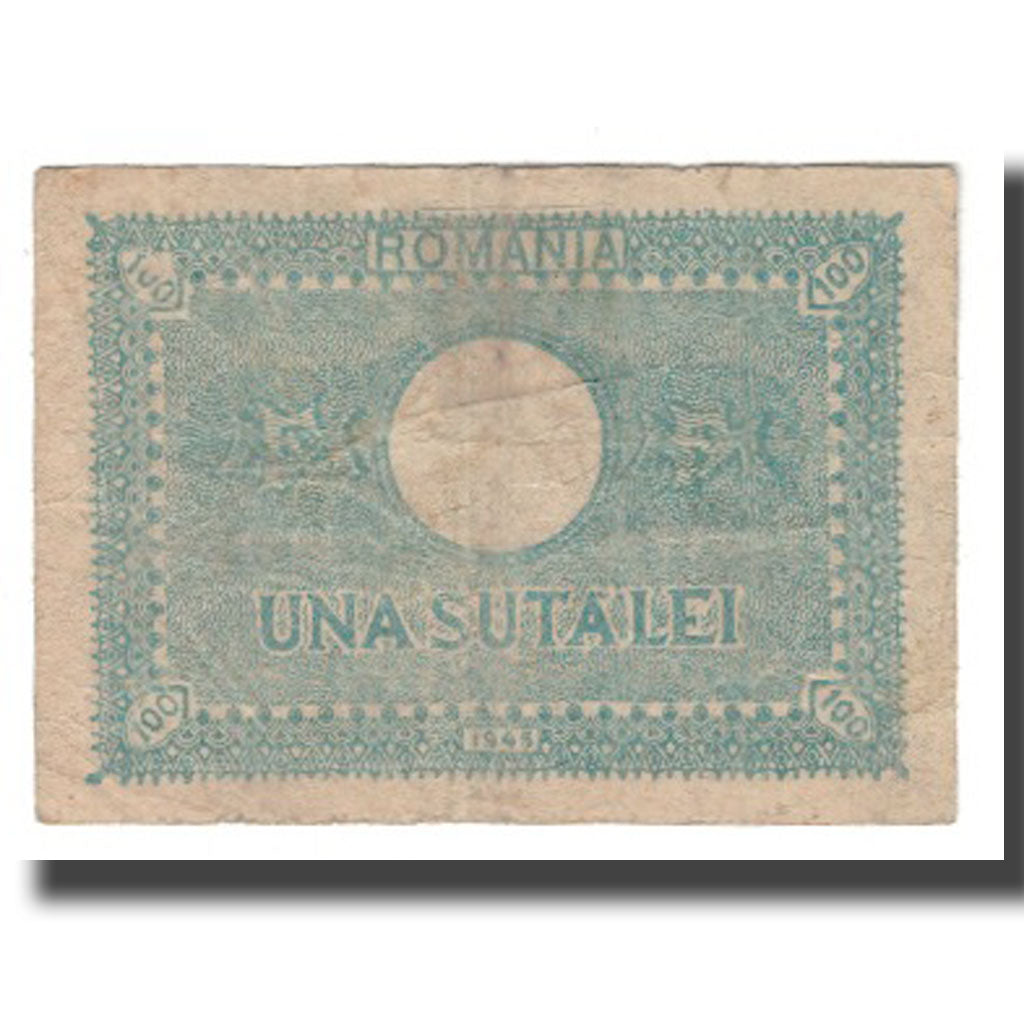 Geldschein, Rumänien, 100 Lei, 1945, KM:78, S