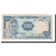 Banknote, South Viet Nam, 500 D<ox>ng, Undated (1966), KM:23a, VF(20-25)