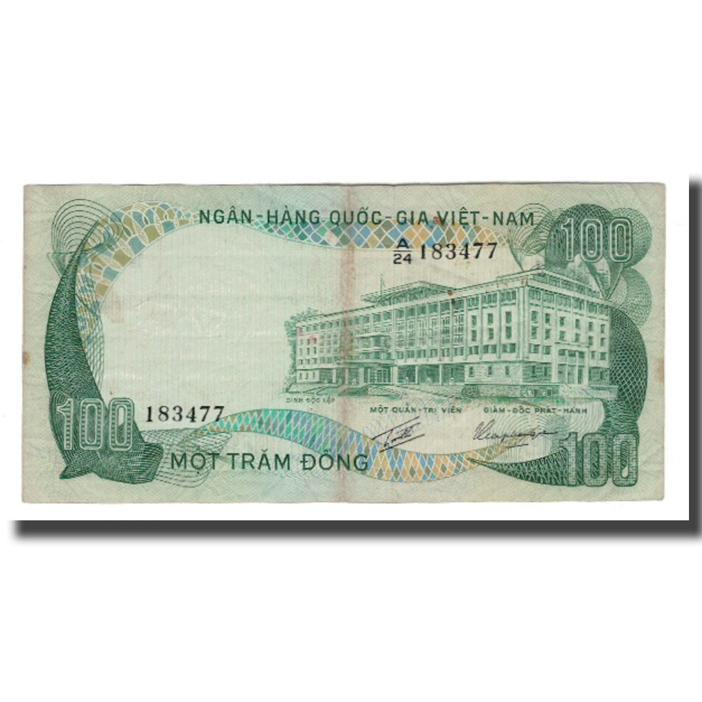 Banknote, South Viet Nam, 100 D<ox>ng, Undated (1972), KM:31a, VF(30-35)