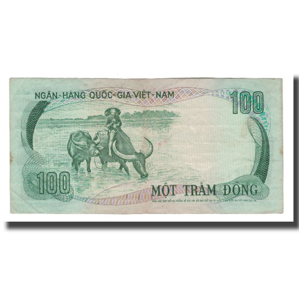 Banknote, South Viet Nam, 100 D<ox>ng, Undated (1972), KM:31a, VF(30-35)