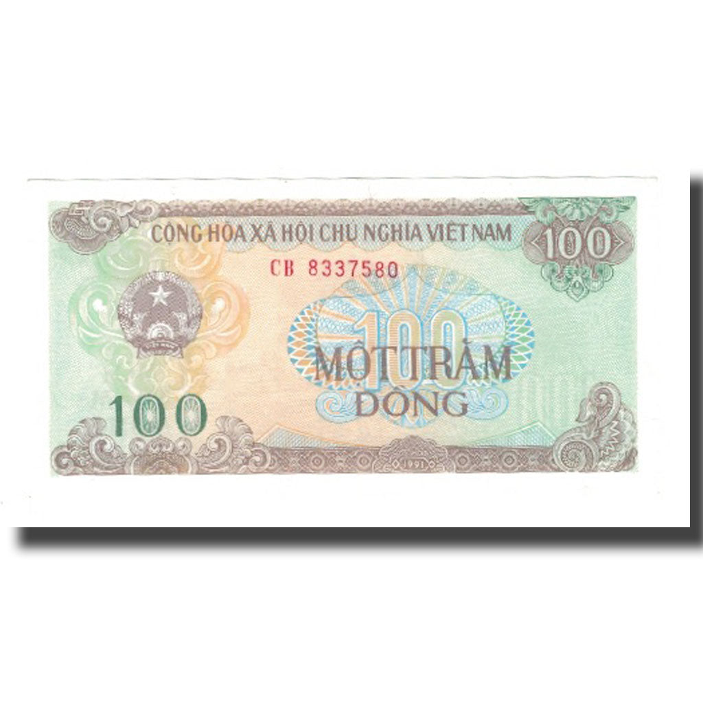 Banknote, Vietnam, 100 D<ox>ng, 1991, KM:105a, UNC(60-62)