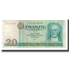 Banknote, Germany - Democratic Republic, 20 Mark, 1975, KM:29a, VF(30-35)
