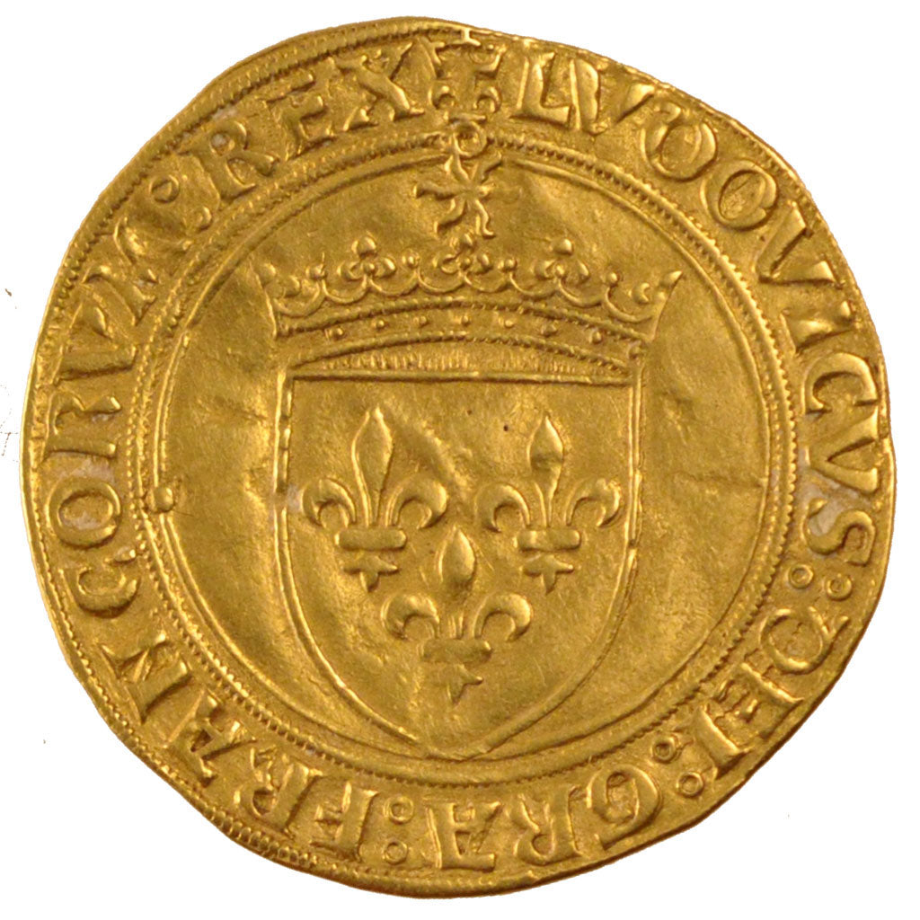 FRANCE, Ecu d'or, Châlons-Sur-Marne, AU(50-53), Gold, Duplessy #647, 3.41