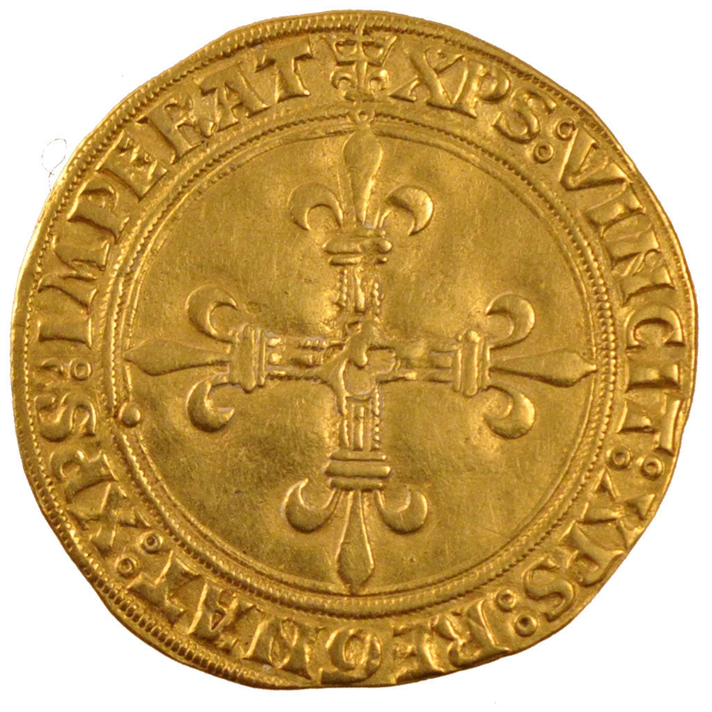 FRANCE, Ecu d'or, Châlons-Sur-Marne, AU(50-53), Gold, Duplessy #647, 3.41