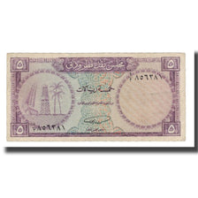 Banknote, Qatar and Dubai, 5 Riyals, KM:2a, VF(20-25)