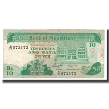 Banconote, Mauritius, 10 Rupees, Undated (1985), KM:35a, BB