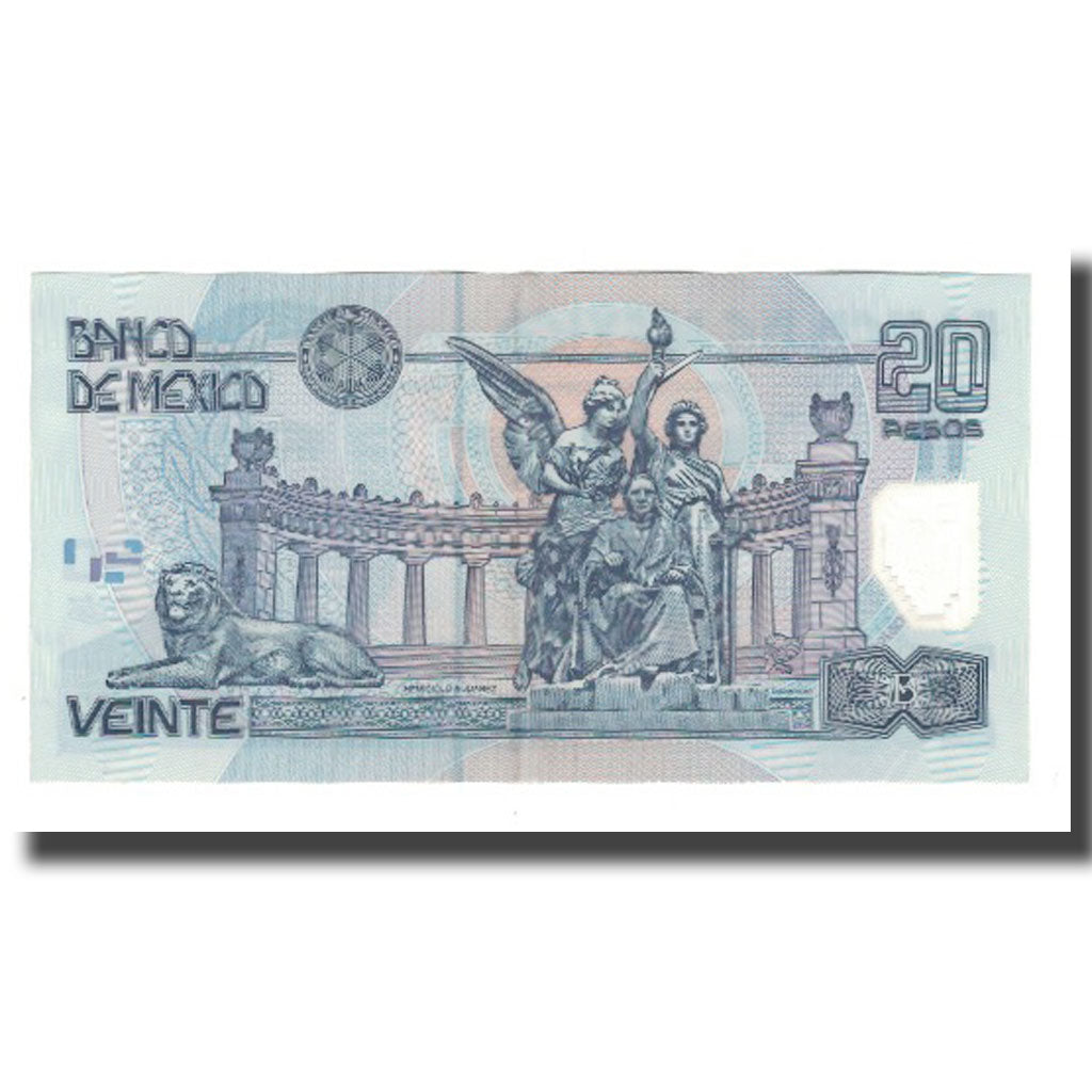 Banknote, Mexico, 20 Pesos, 2002, 2002-03-26, KM:116c, UNC(60-62)