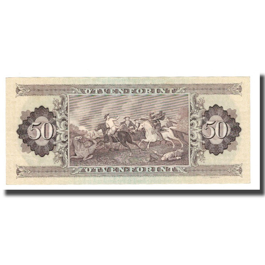Geldschein, Ungarn, 50 Forint, 1965-89, 1989-01-10, KM:170h, VZ+
