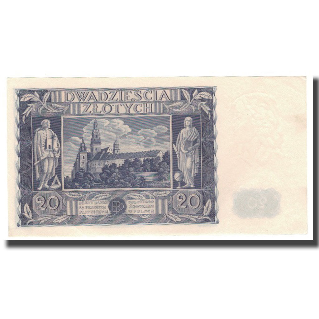 Banknote, Poland, 20 Zlotych, 1936, 1936-11-11, KM:77, UNC(63)
