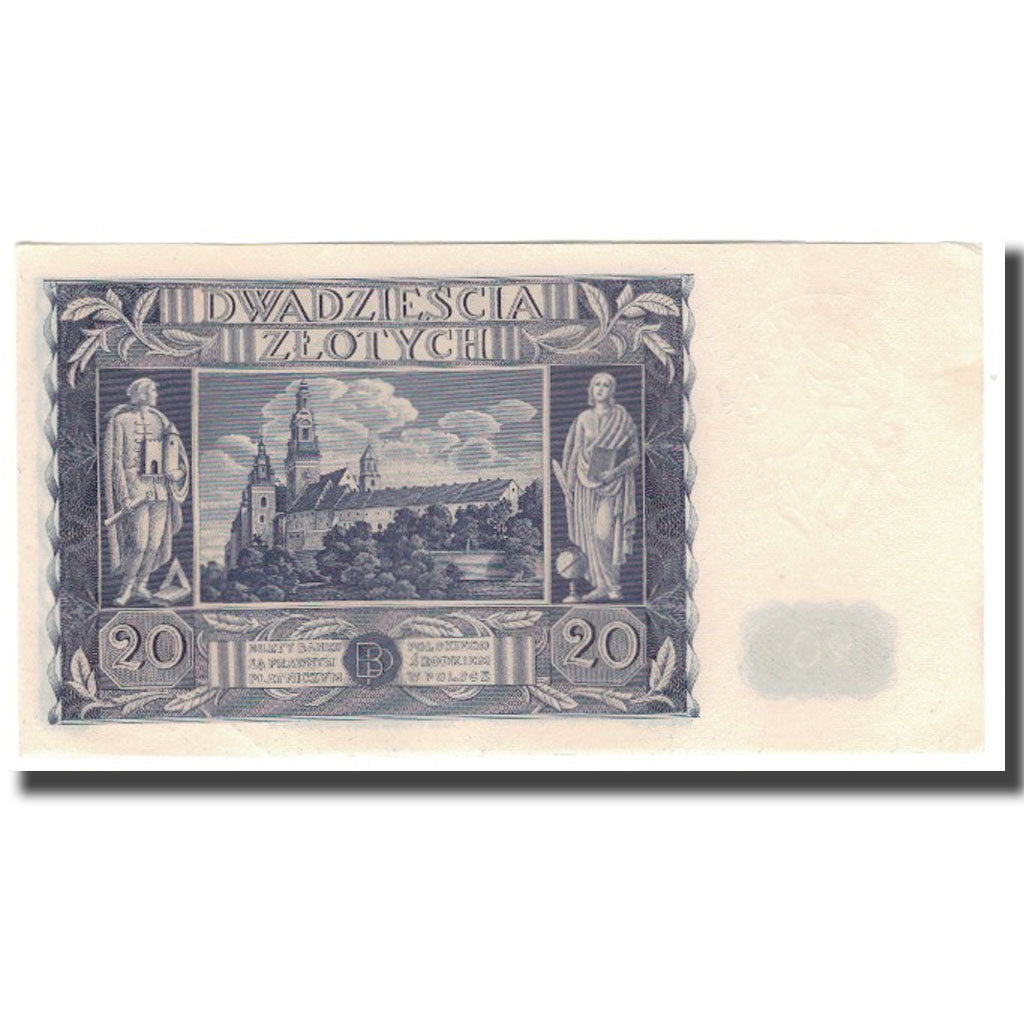 Banknote, Poland, 20 Zlotych, 1936, 1936-11-11, KM:77, UNC(63)