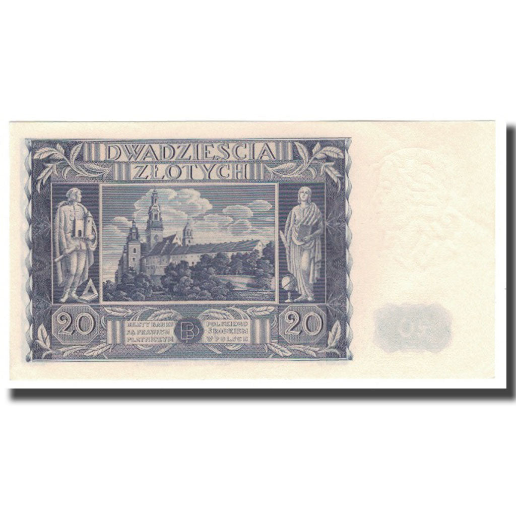 Banknote, Poland, 20 Zlotych, 1936, 1936-11-11, KM:77, UNC(63)