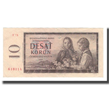Banknote, Czechoslovakia, 10 Korun, 1960, KM:88a, EF(40-45)