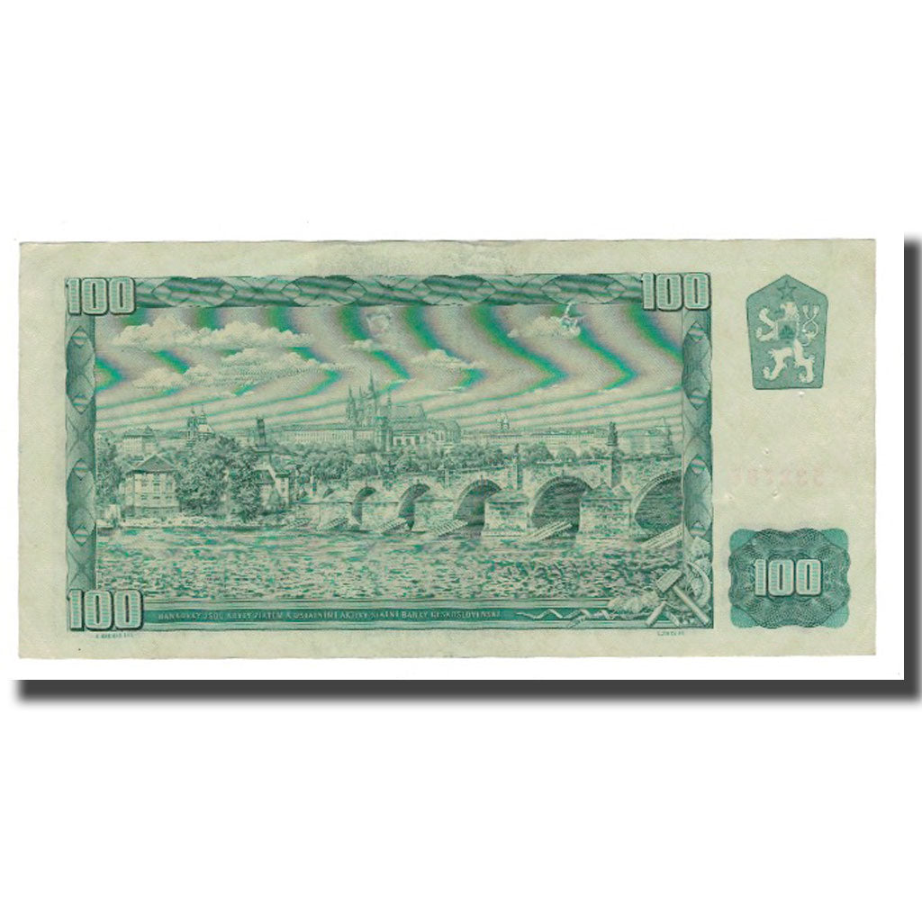 Banknote, Czechoslovakia, 100 Korun, 1961, KM:91a, EF(40-45)