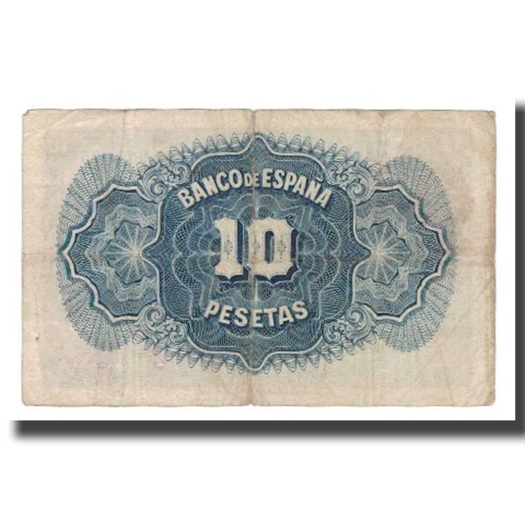 Banknote, Spain, 10 Pesetas, 1935, KM:86a, VF(20-25)