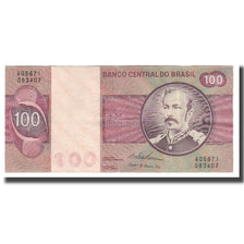 Banknote, Brazil, 100 Cruzeiros, Undated (1974-81), KM:195Aa, AU(55-58)