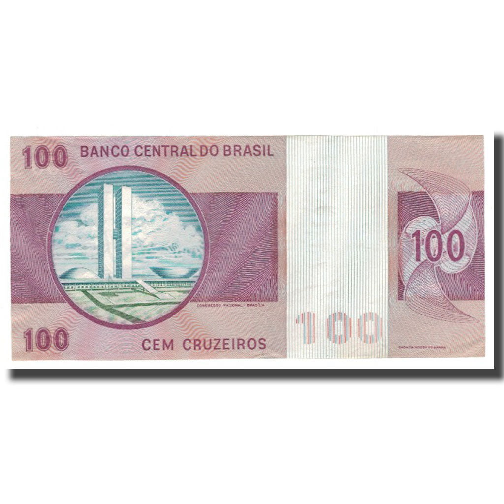 Banknote, Brazil, 100 Cruzeiros, Undated (1974-81), KM:195Aa, UNC(63)