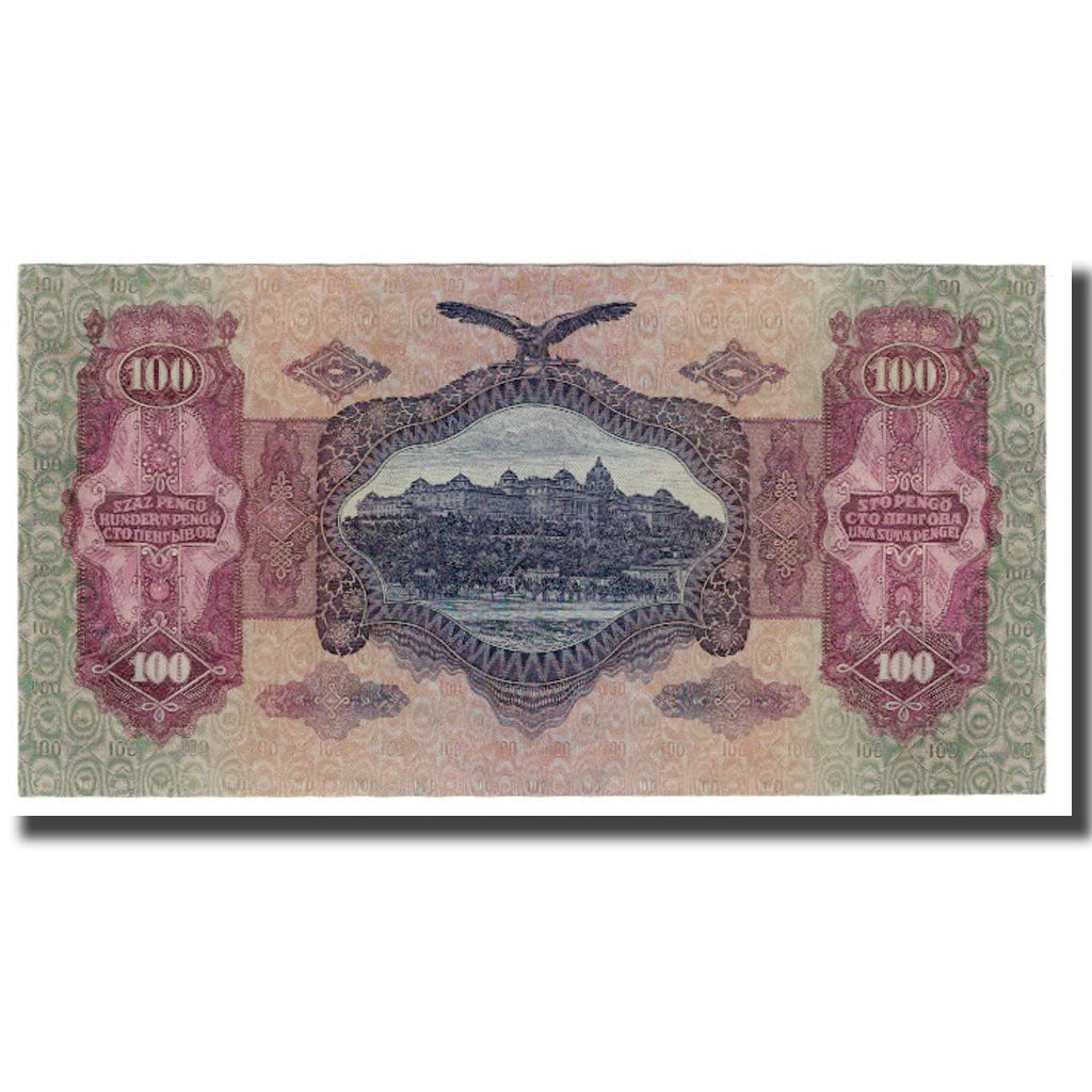 Banknot, Węgry, 100 Pengö, 1928-1930, 1930-07-01, KM:98, AU(55-58)