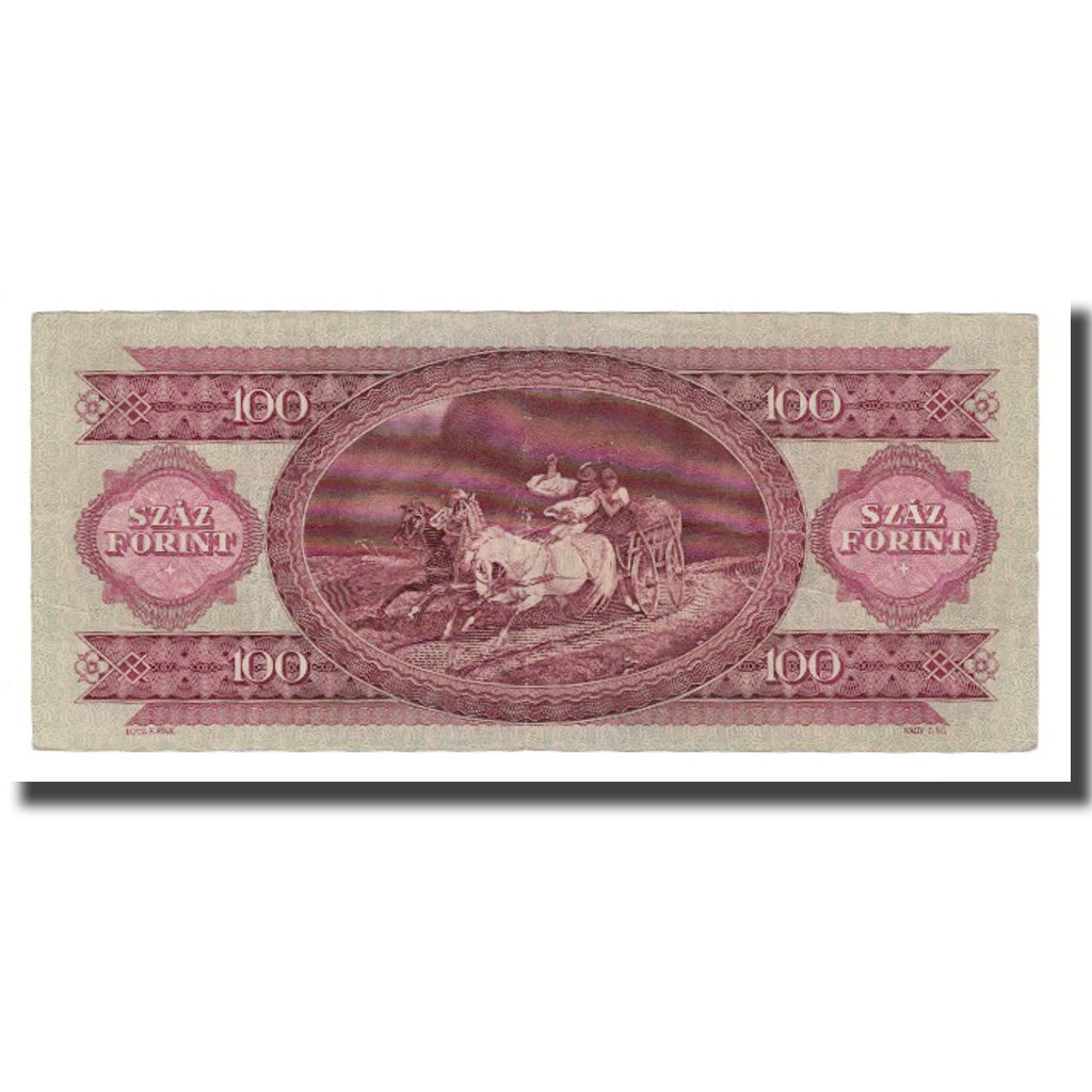 Billete, 100 Forint, 1957-89, Hungría, 1962-10-12, KM:171c, MBC