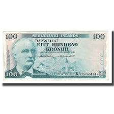 Billet, Iceland, 100 Kronur, L.1961, 1961-03-29, KM:44a, TTB+