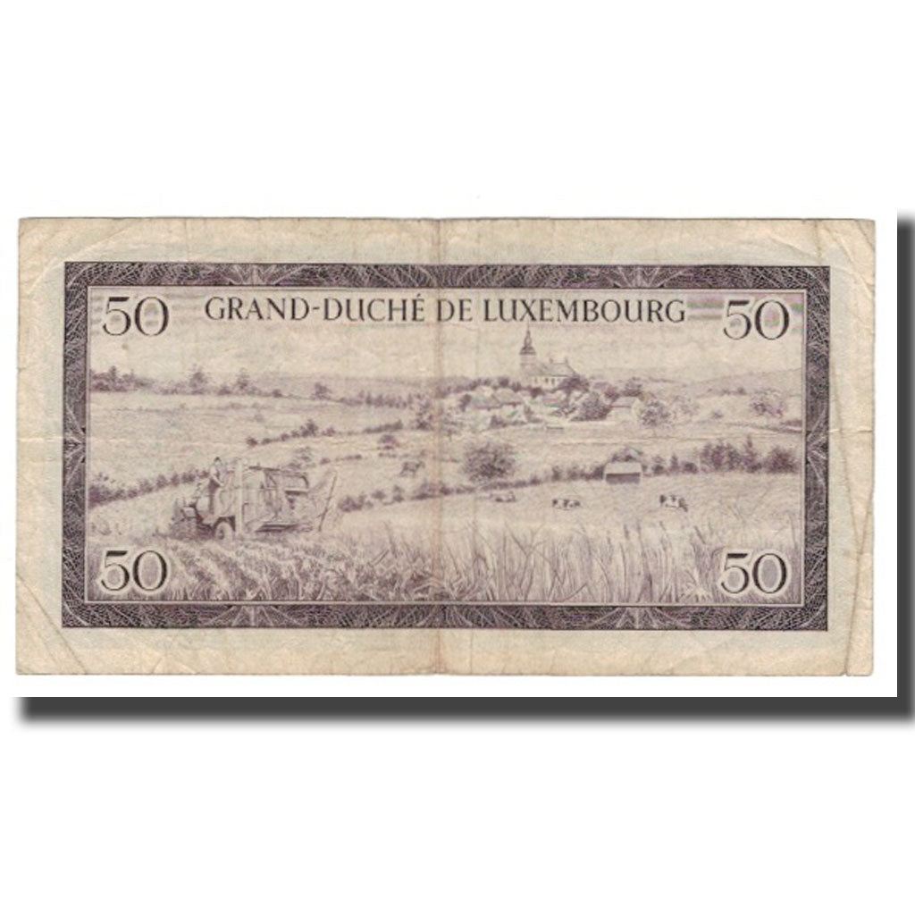 Banknote, Luxembourg, 50 Francs, 1961, 1961-02-06, KM:51a, VF(20-25)