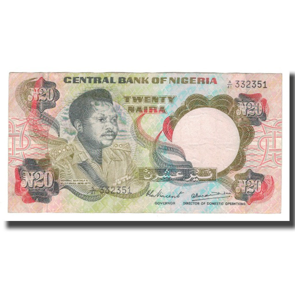 Banknote, Nigeria, 20 Naira, Undated (1984- ), KM:26a, EF(40-45)